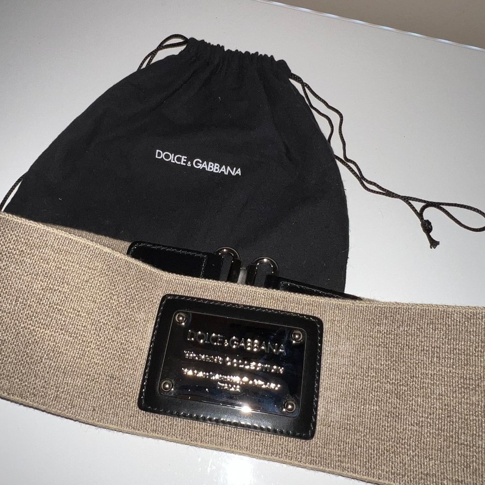 Dolce & Gabbana Elastic High-Waist Belt